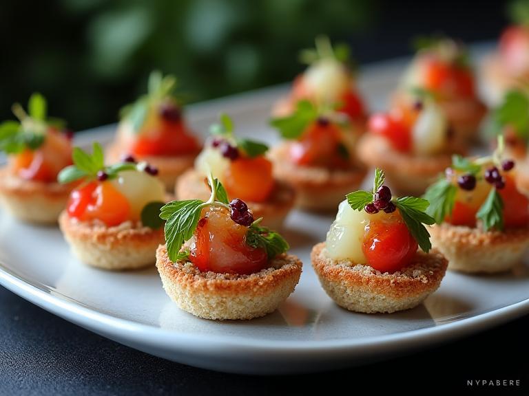 An elegant platter of gourmet canapés for a catered event in Dublin.
